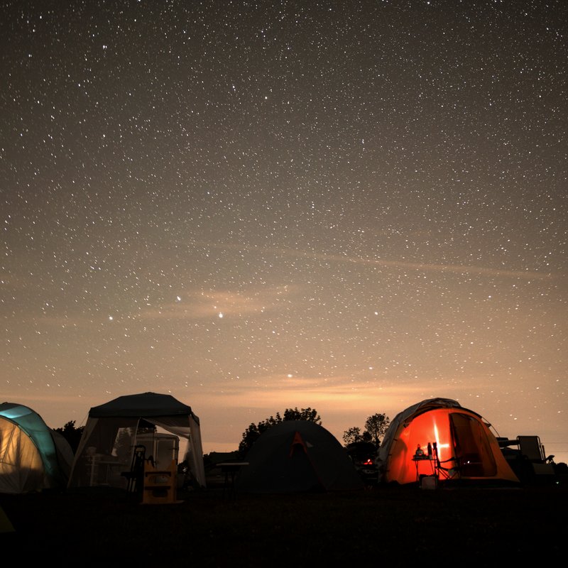 A clear night sky